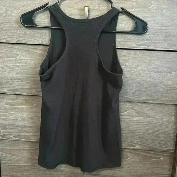 Girls Adidas black racerback tank. Size M 10/12 - Picture 2 of 3